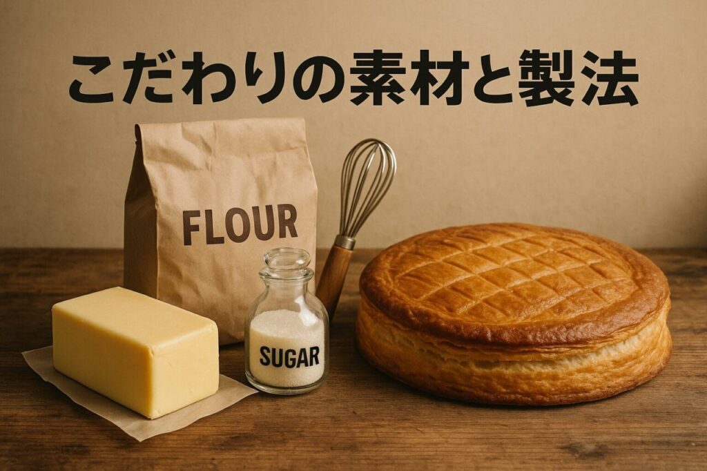 こだわりの素材と製法