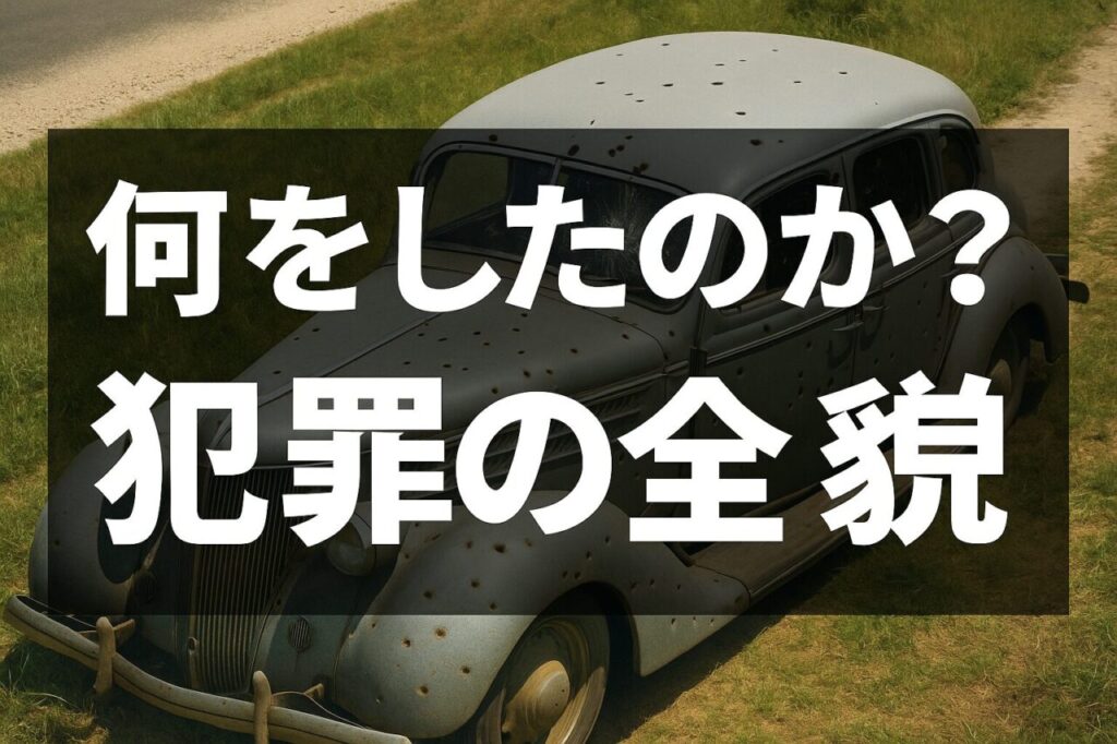 何をしたのか?犯罪の全貌