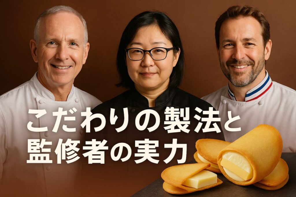 こだわりの製法と監修者の実力