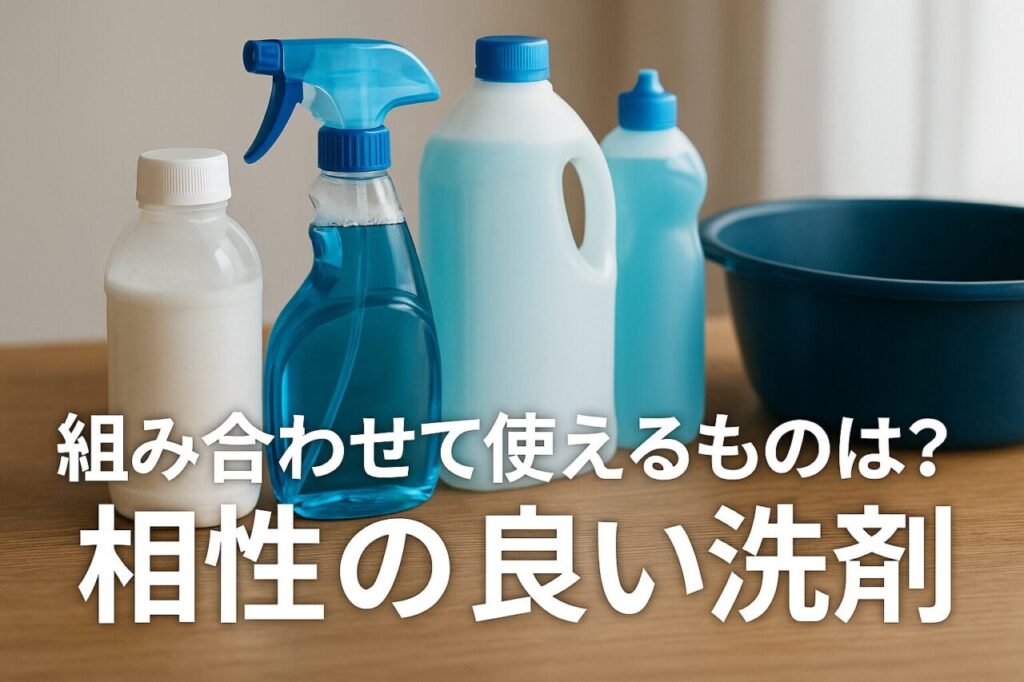 組み合わせて使えるものは?相性の良い洗剤