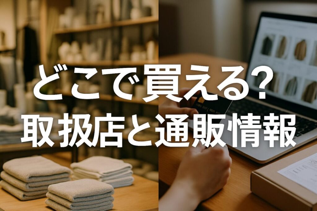 どこで買える?取扱店と通販情報