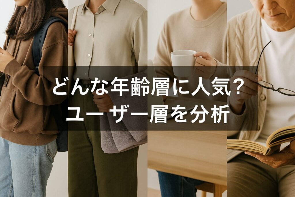 どんな年齢層に人気?ユーザー層を分析