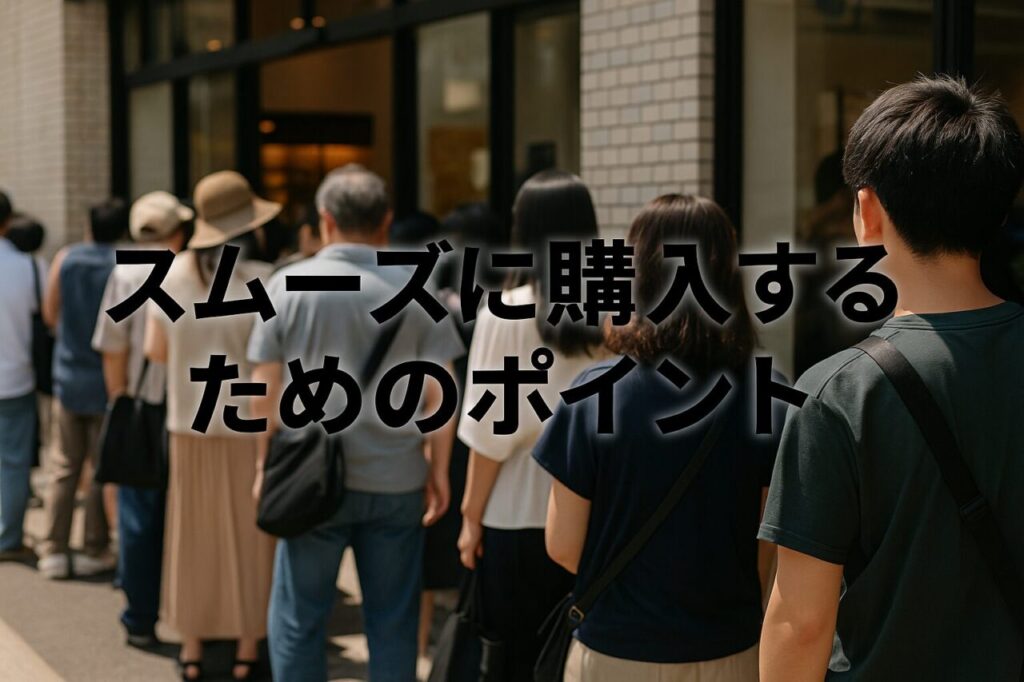 スムーズに購入するためのポイント