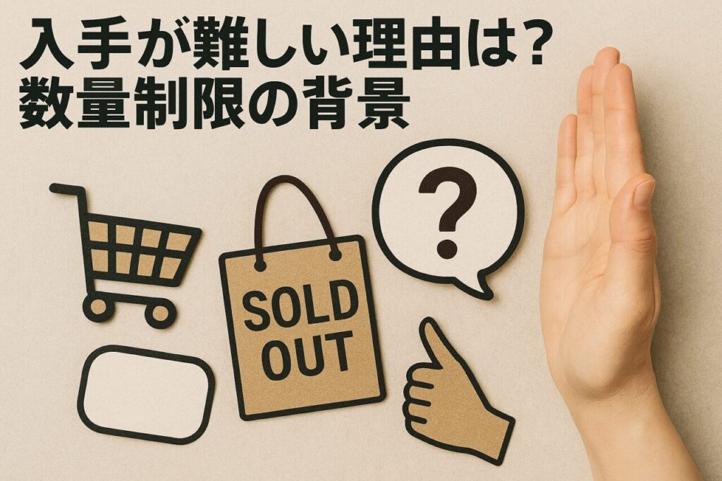 入手が難しい理由は？数量制限の背景