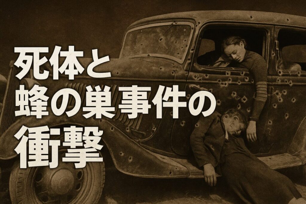 死体と蜂の巣事件の衝撃