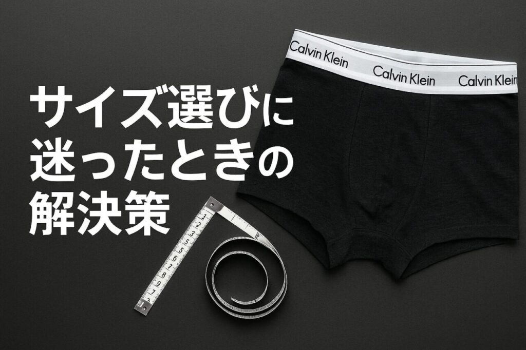 サイズ選びに迷ったときの解決策