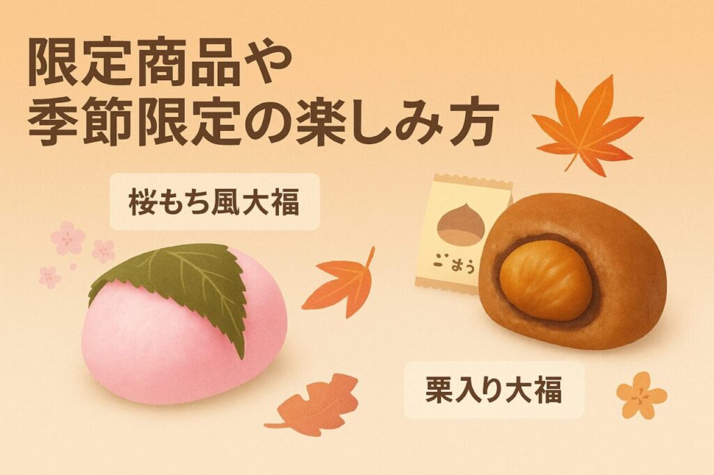 限定商品や季節限定の楽しみ方