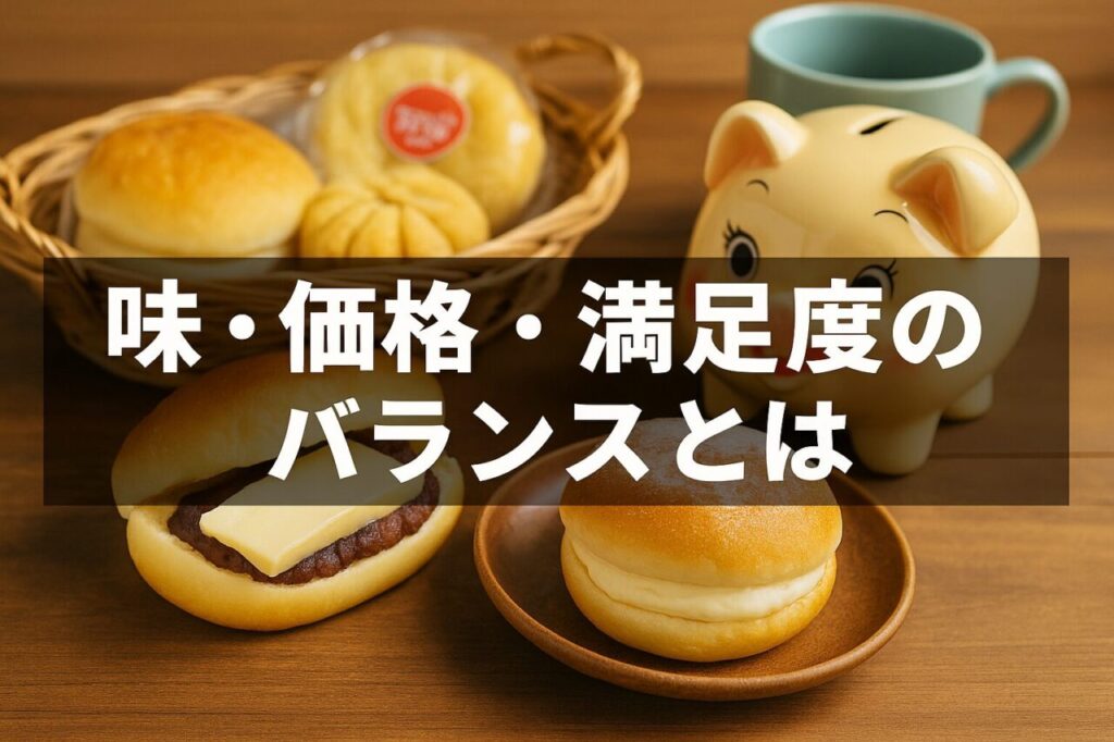 味・価格・満足度のバランスとは