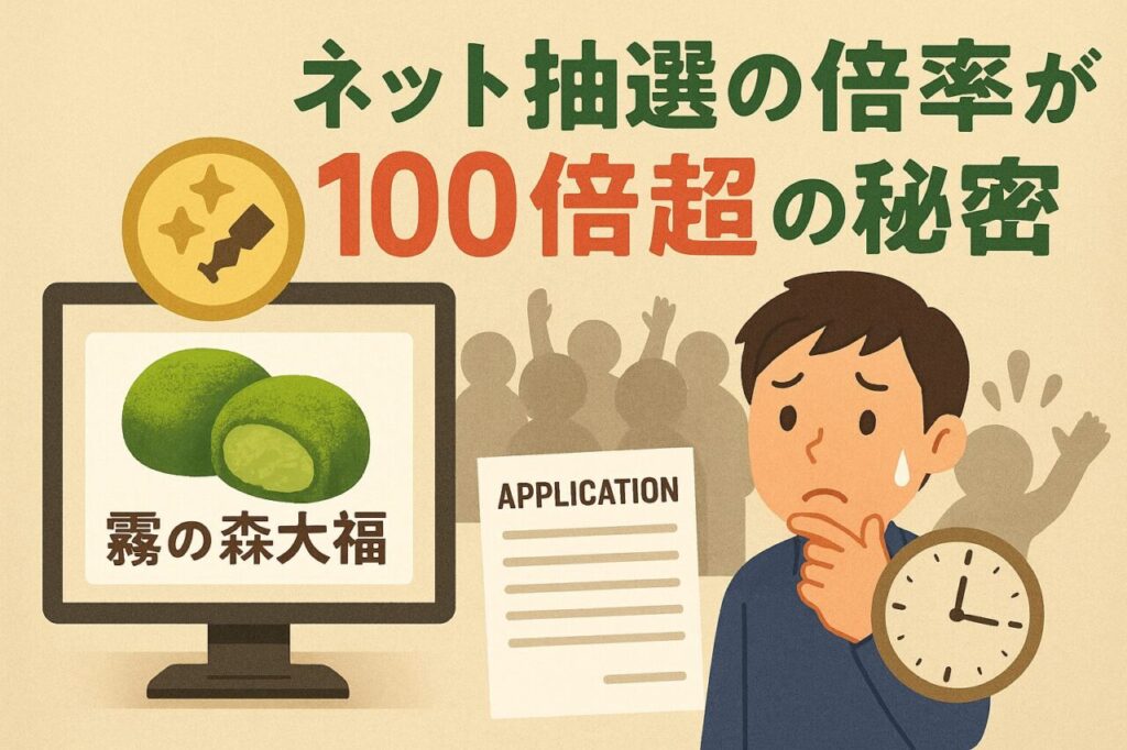 ネット抽選の倍率が100倍超の秘密