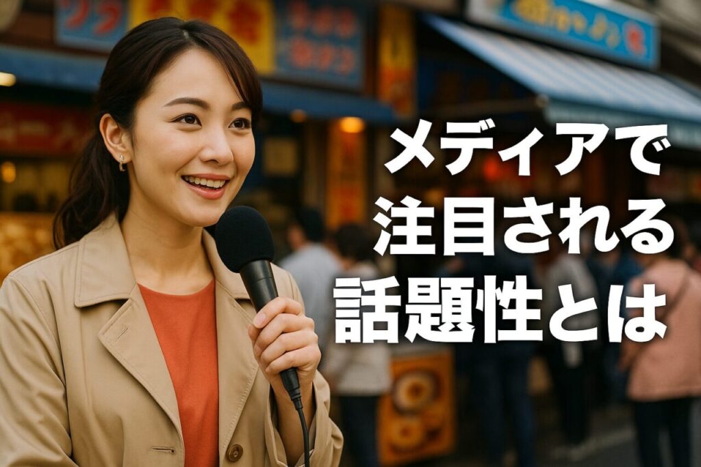 メディアで注目される話題性とは