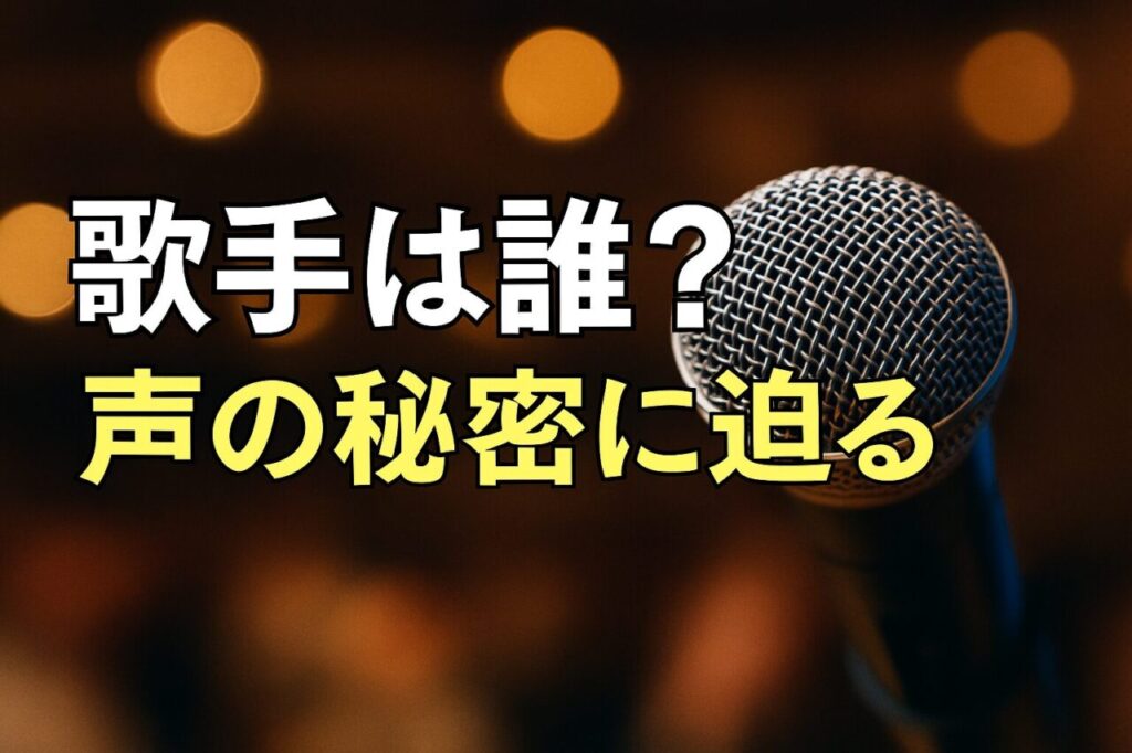 歌手は誰?声の秘密に迫る