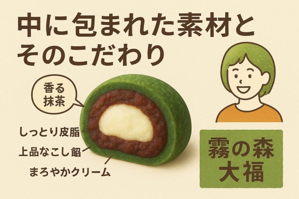 中に包まれた素材とそのこだわり