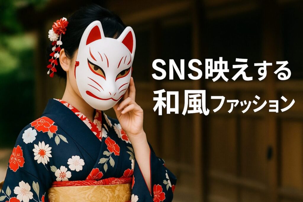 SNS映えする和風ファッション