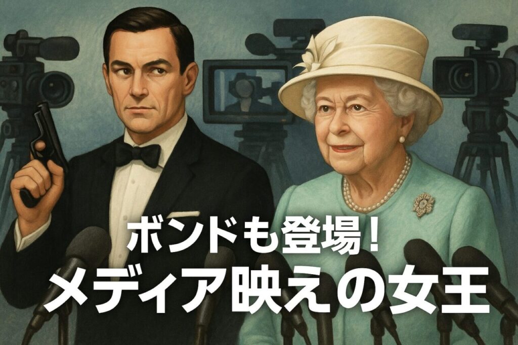 ボンドも登場！メディア映えの女王