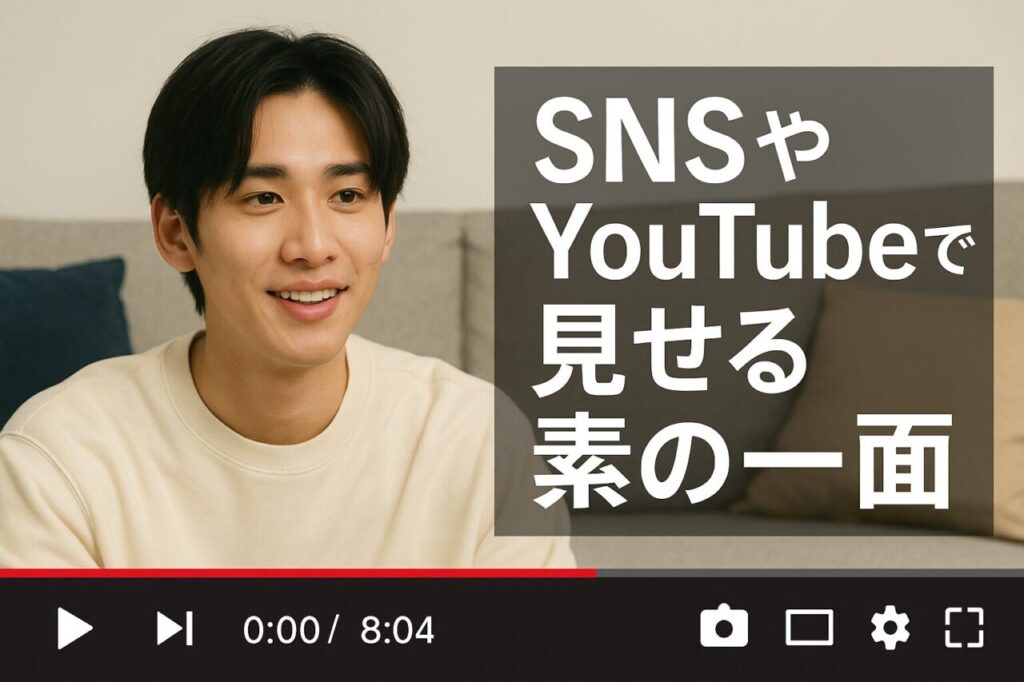SNSやYouTubeで見せる素の一面