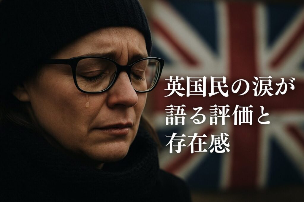 英国民の涙が語る評価と存在感