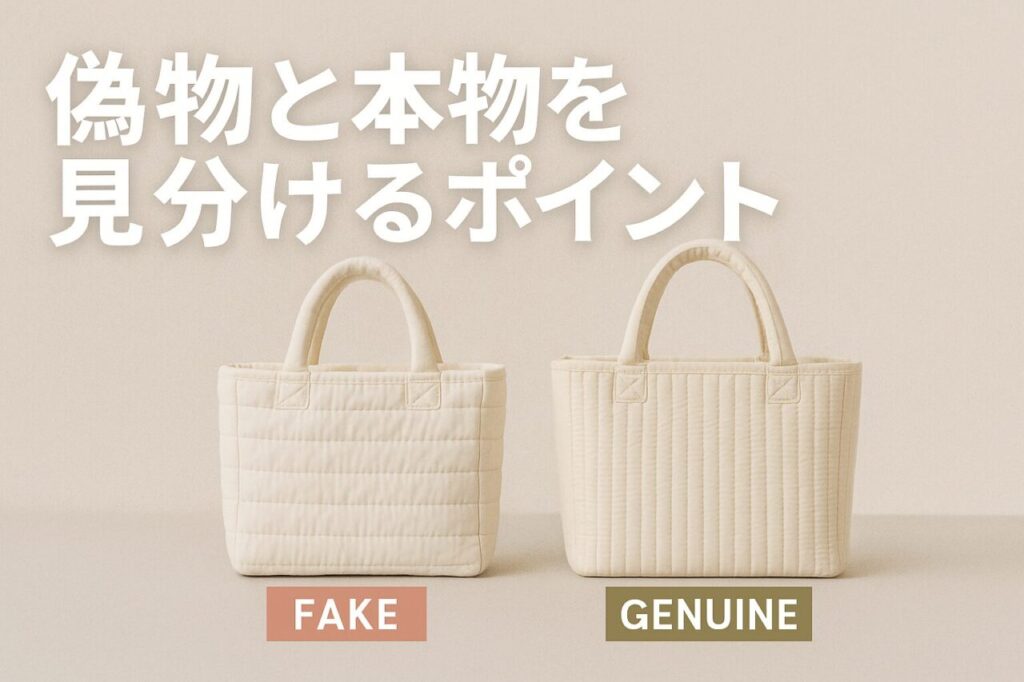 偽物と本物を見分けるポイント