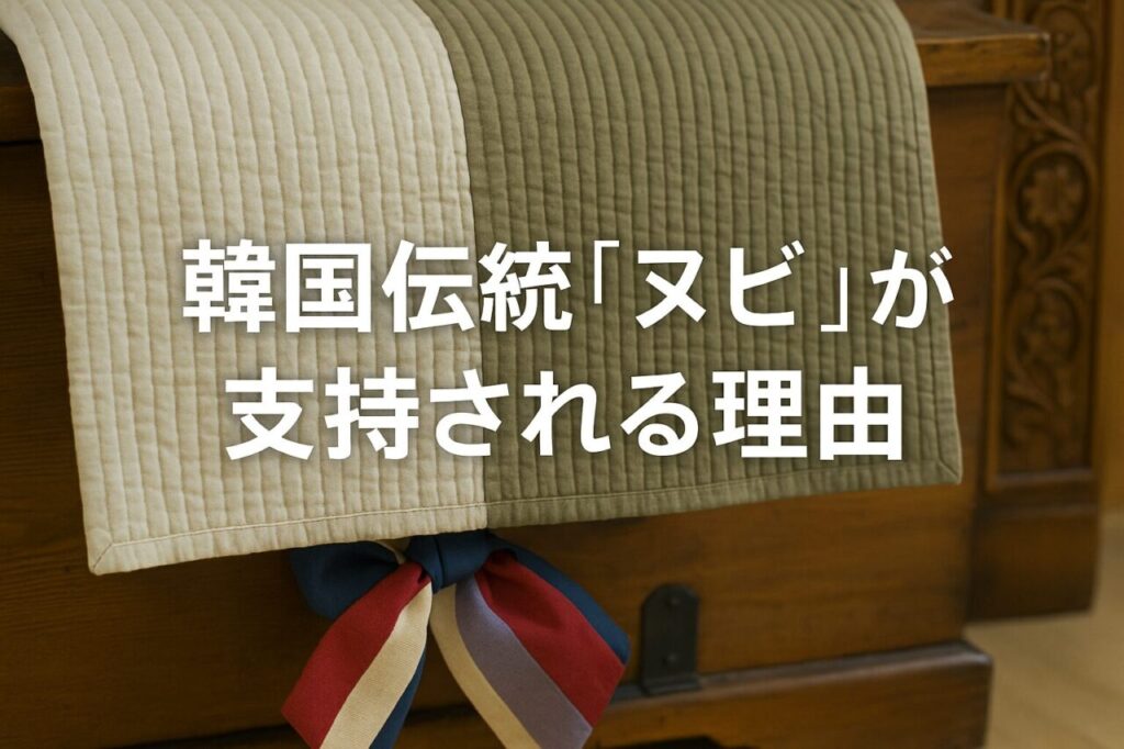 韓国伝統「ヌビ」が支持される理由
