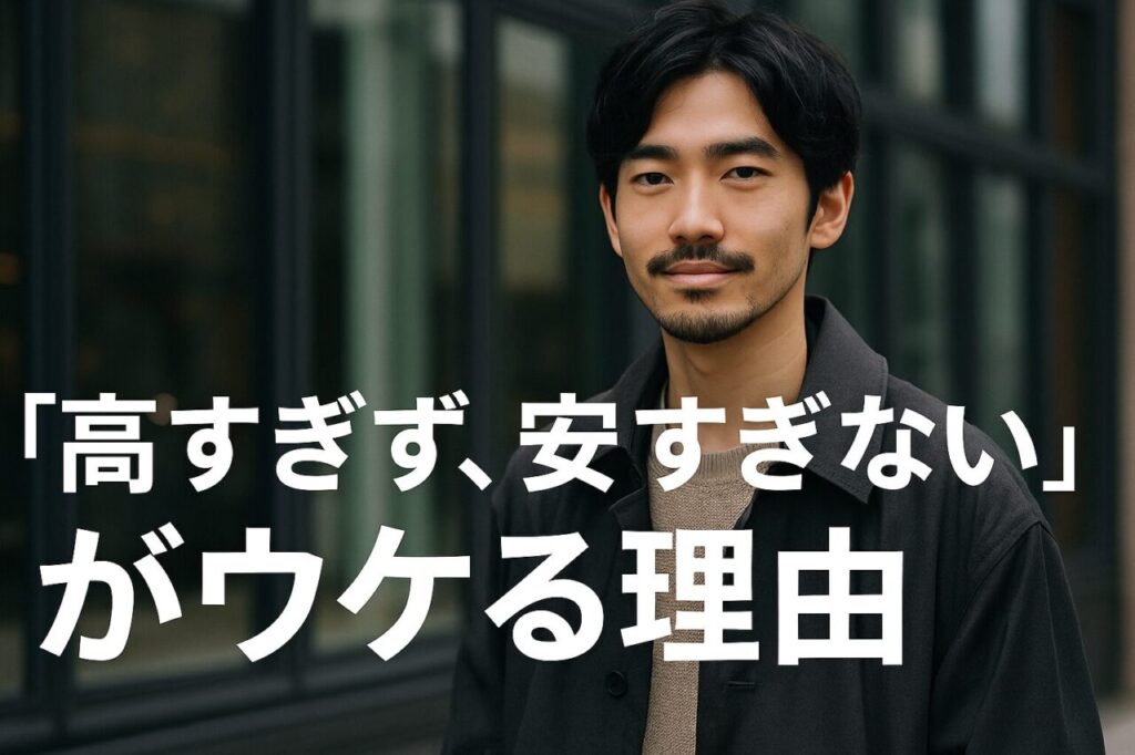 「高すぎず、安すぎない」がウケる理由