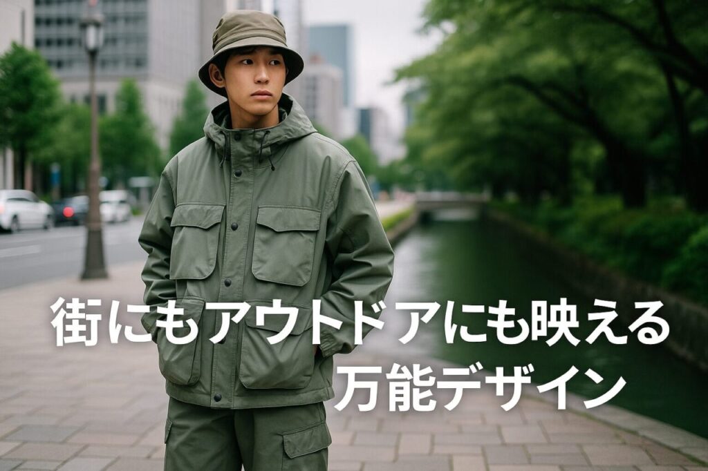 街にもアウトドアにも映える万能デザイン