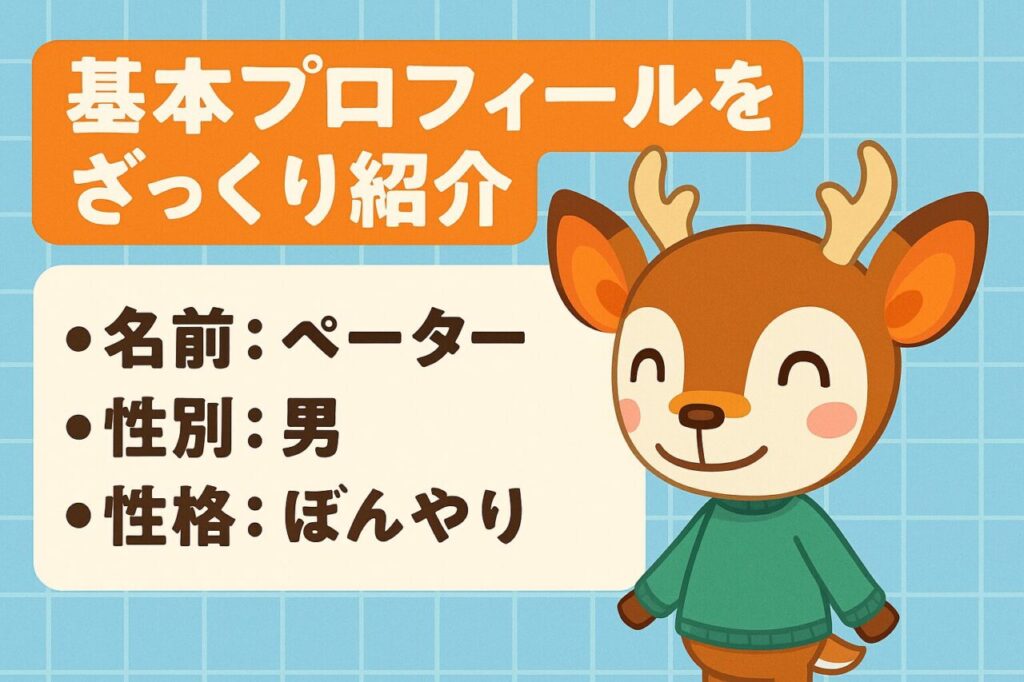 基本プロフィールをざっくり紹介