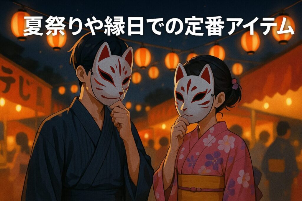 夏祭りや縁日での定番アイテム