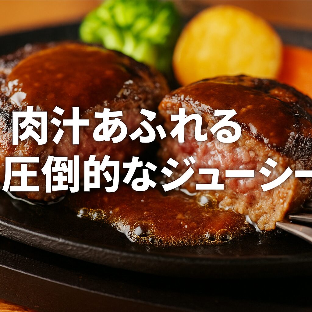 肉汁あふれる圧倒的なジューシーさ