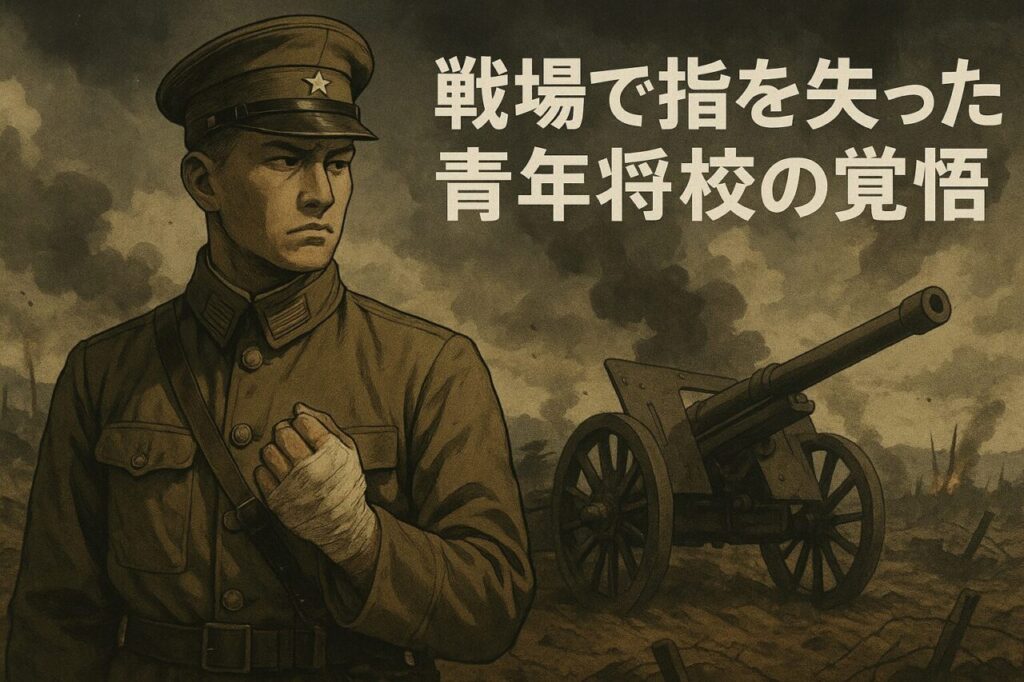 戦場で指を失った青年将校の覚悟