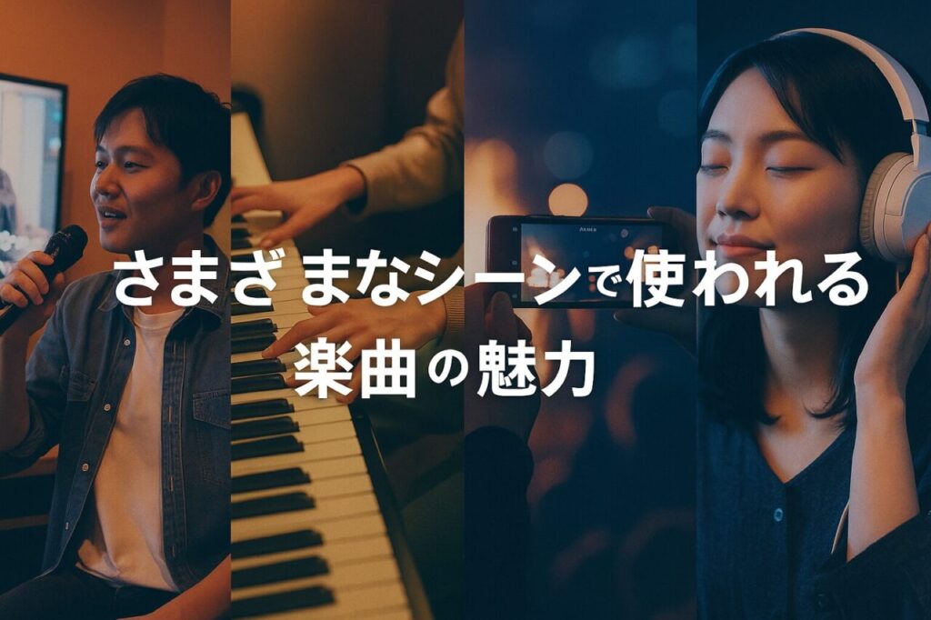 さまざまなシーンで使われる楽曲の魅力