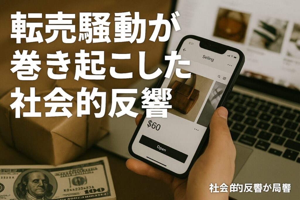 転売騒動が巻き起こした社会的反響