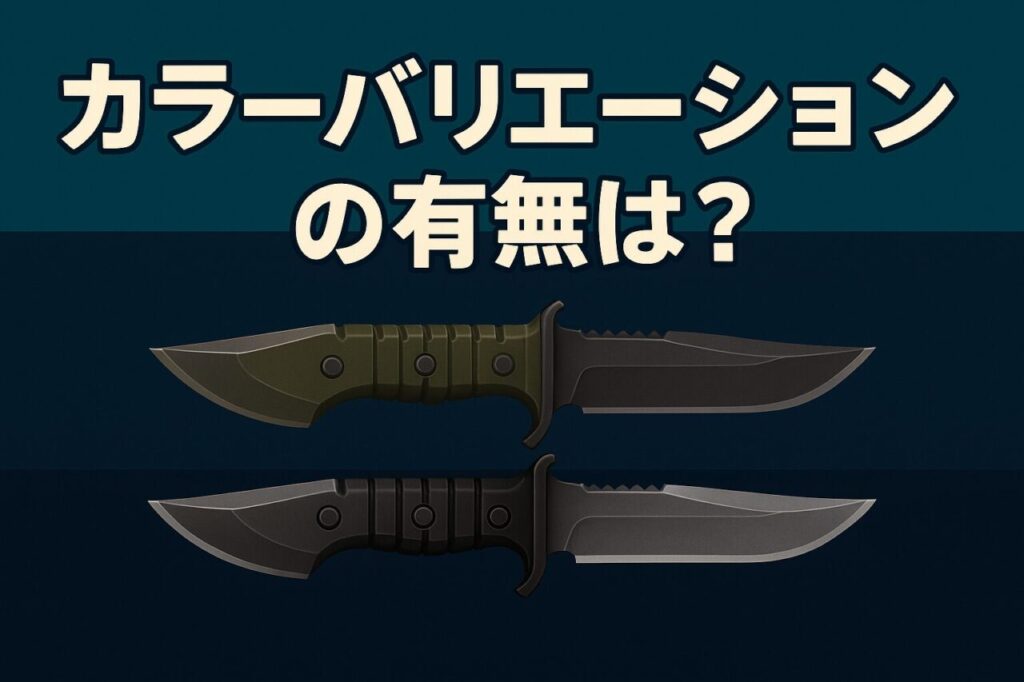 カラーバリエーションの有無は?