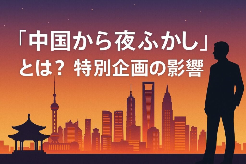 「中国から夜ふかし」とは?特別企画の影響
