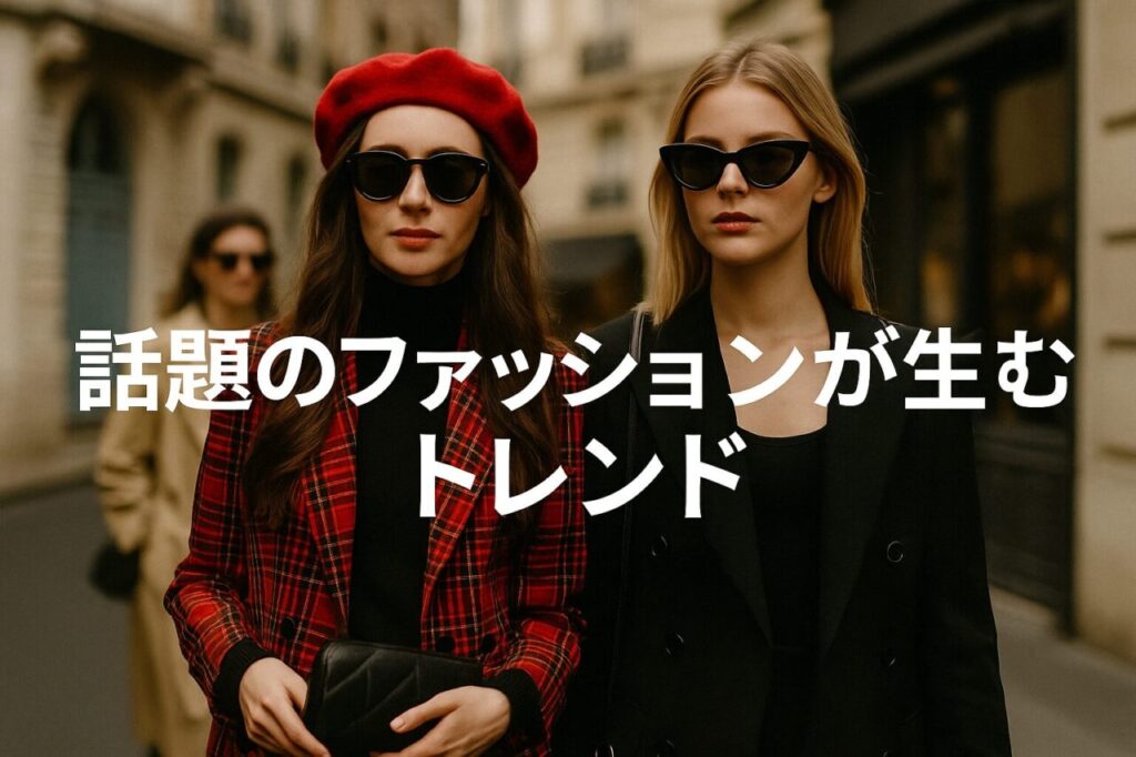 話題のファッションが生むトレンド