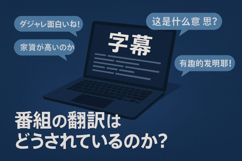 番組の翻訳はどうされているのか?