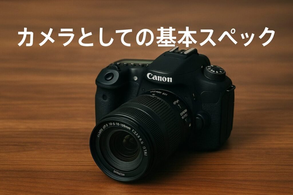 カメラとしての基本スペック