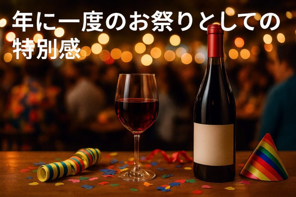 年に一度のお祭りとしての特別感