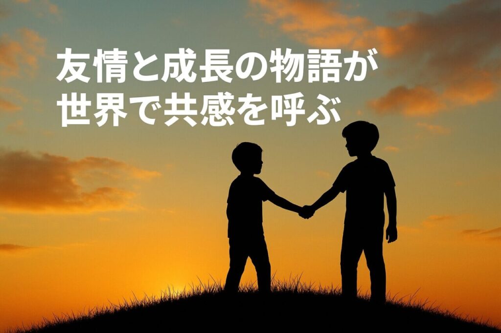 友情と成長の物語が世界で共感を呼ぶ