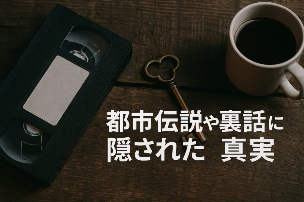 都市伝説や裏話に隠された真実