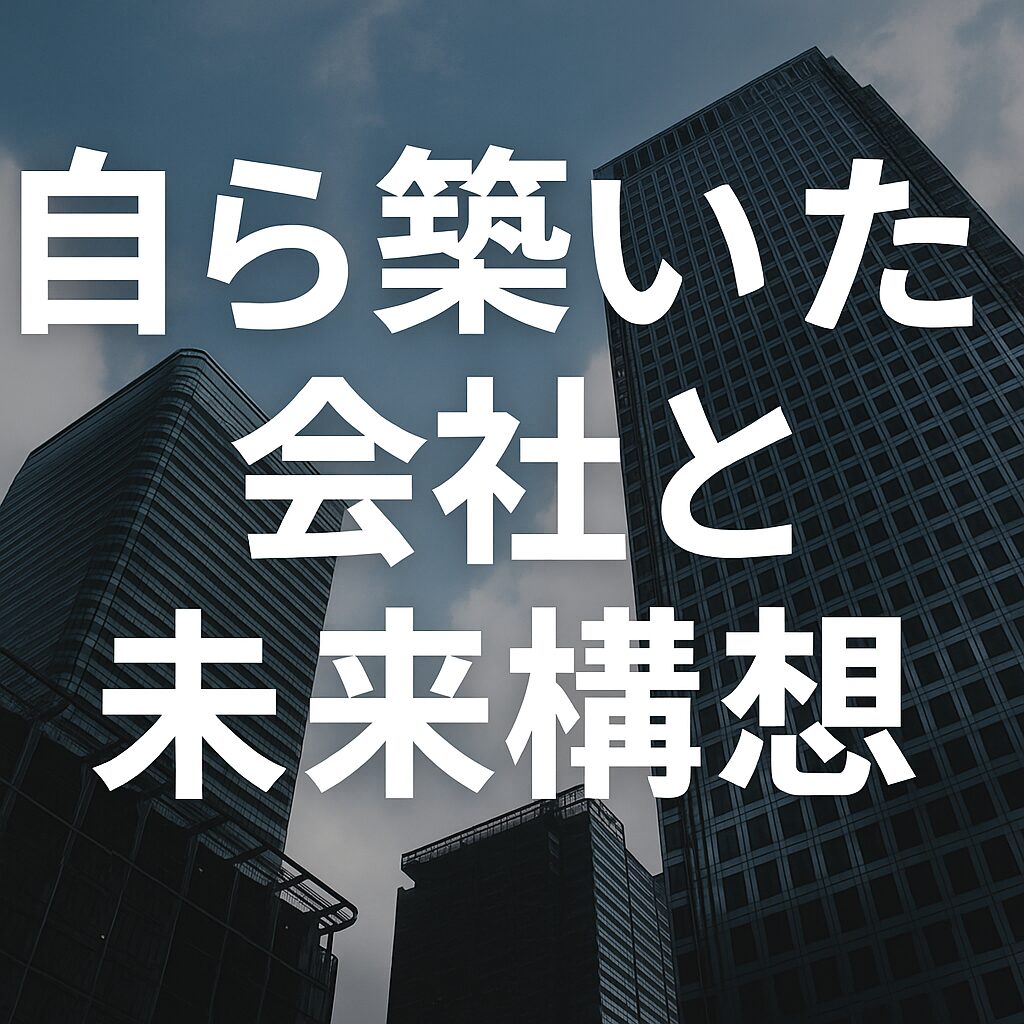 自ら築いた会社と未来構想