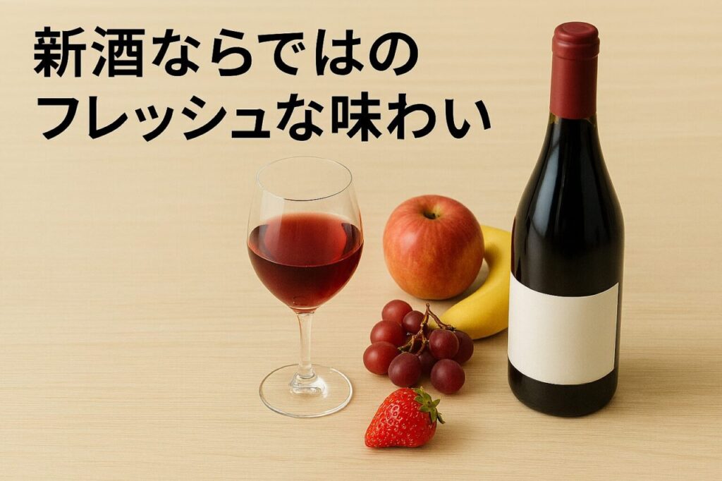 新酒ならではのフレッシュな味わい