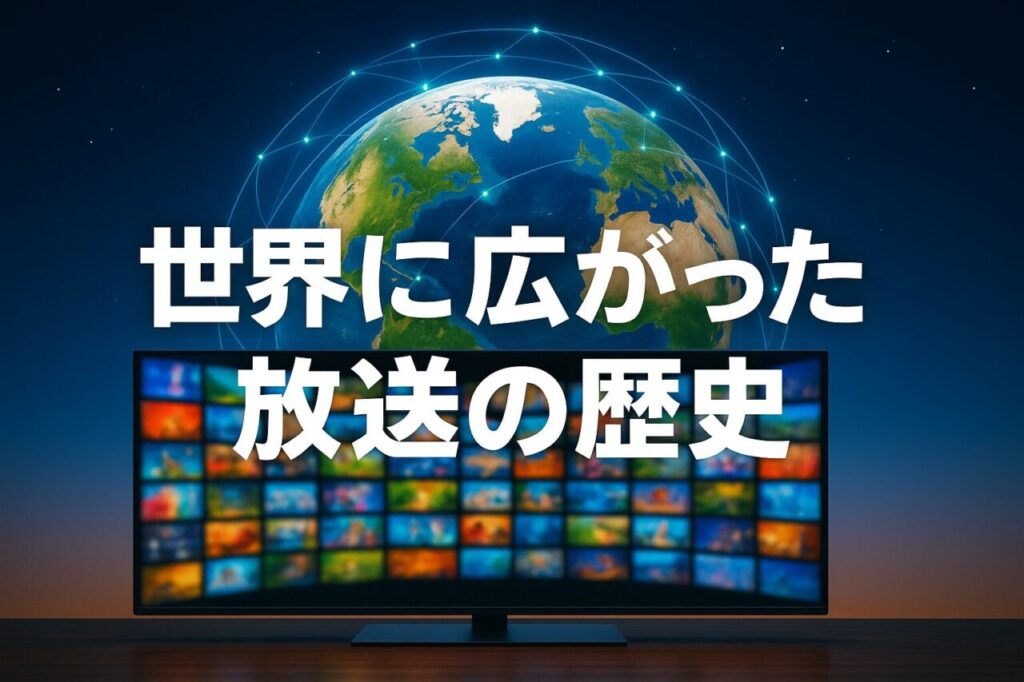 世界に広がった放送の歴史