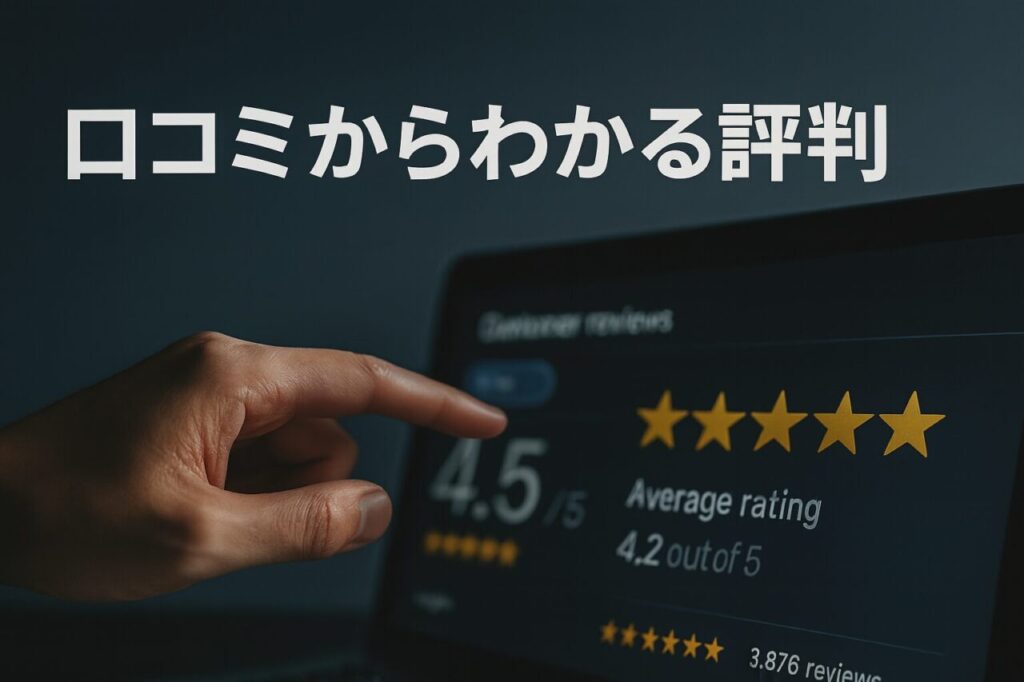 口コミからわかる評判