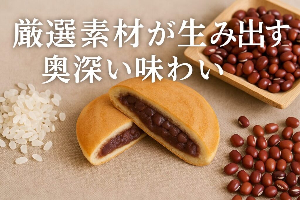 厳選素材が生み出す奥深い味わい