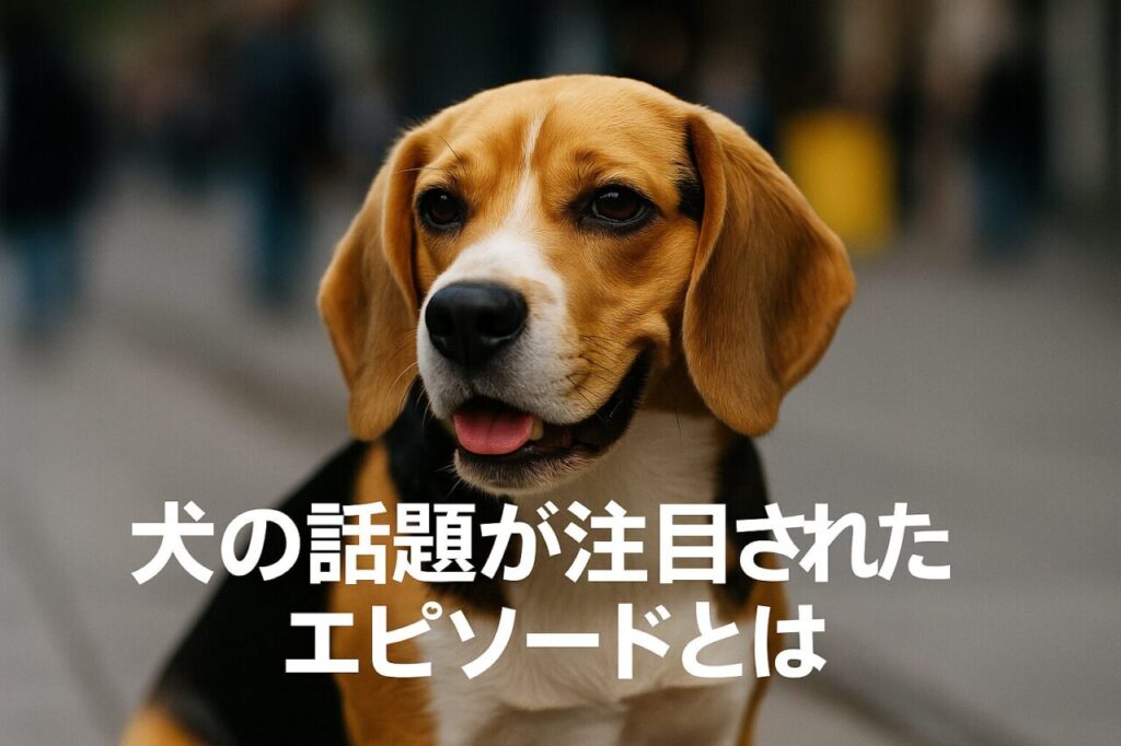 犬の話題が注目されたエピソードとは