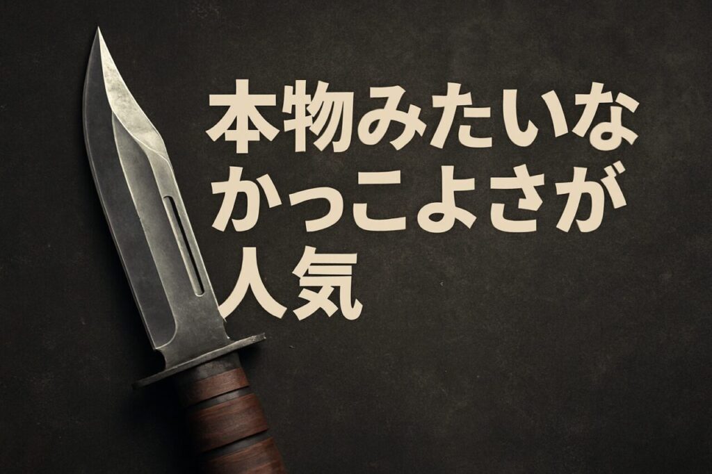 本物みたいなかっこよさが人気