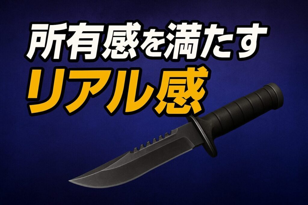 所有感を満たすリアル感