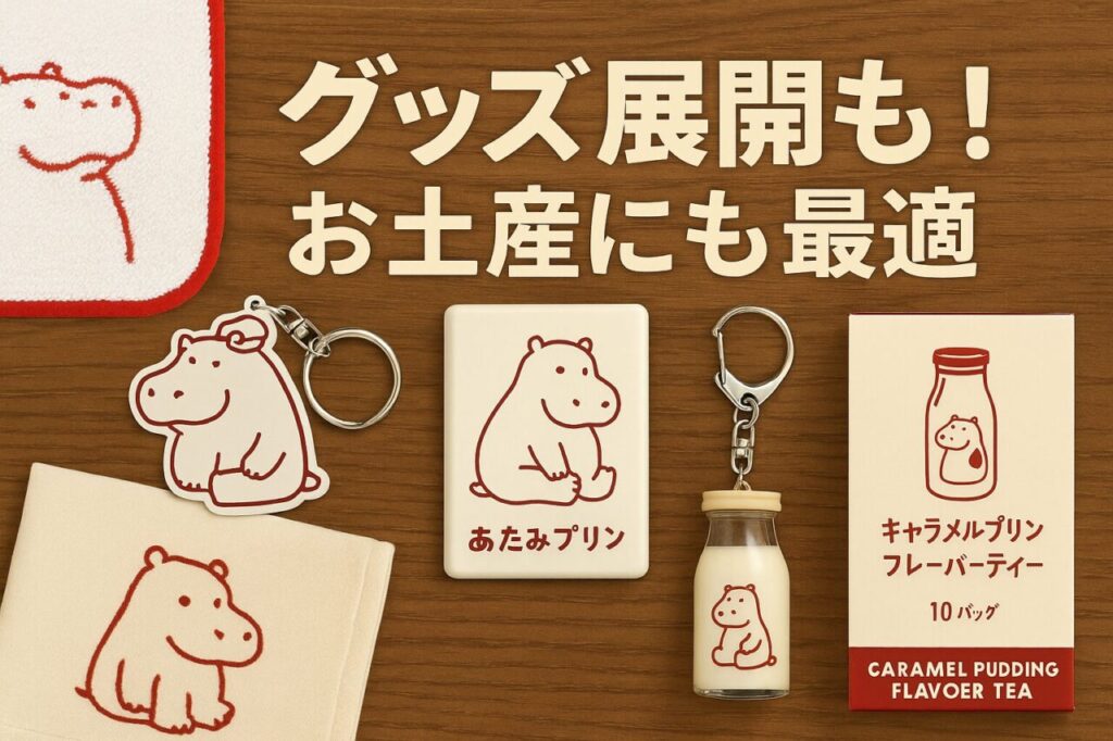 グッズ展開も!お土産にも最適