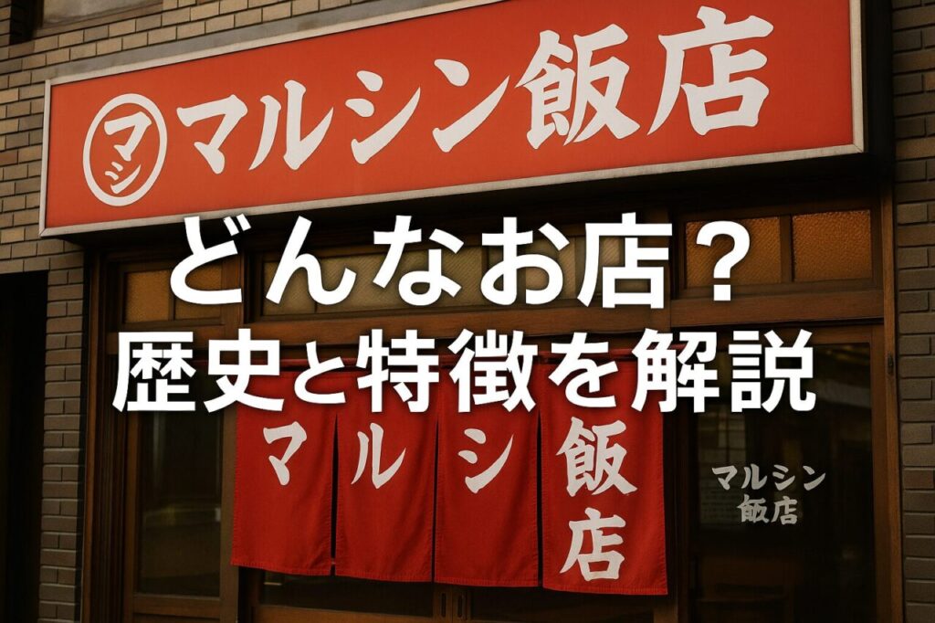 どんなお店?歴史と特徴を解説