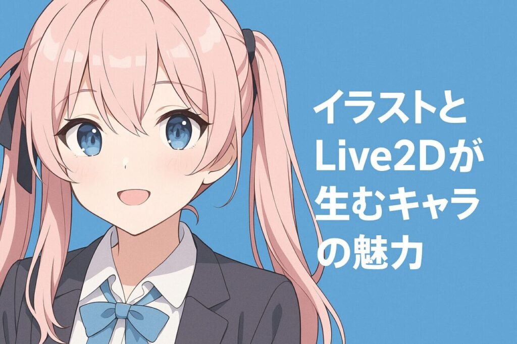 イラストとLive2Dが生むキャラの魅力