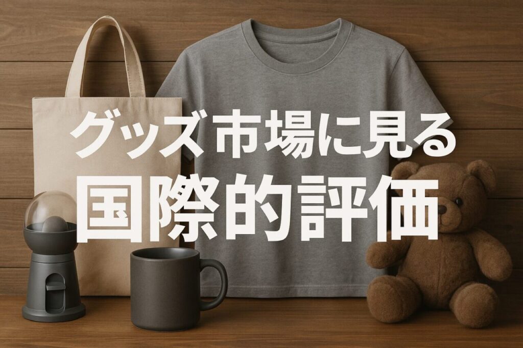 グッズ市場に見る国際的評価